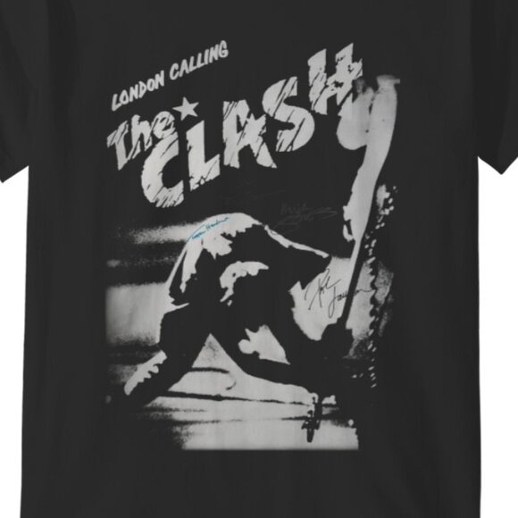 The Clash London Calling Graphic T-Shirt Punk Rock Band Music Fan Casual Tee 159 - Picture 2 of 5